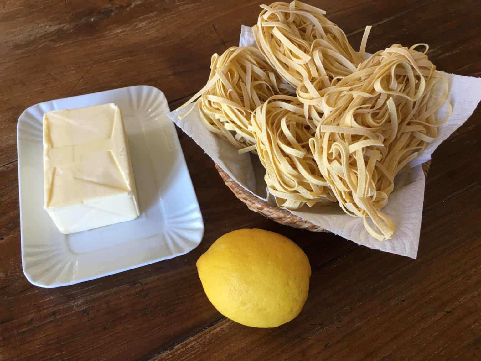 Tagliatelle Al Limone Ricetta Facile E Veloce Di Amore E Olio